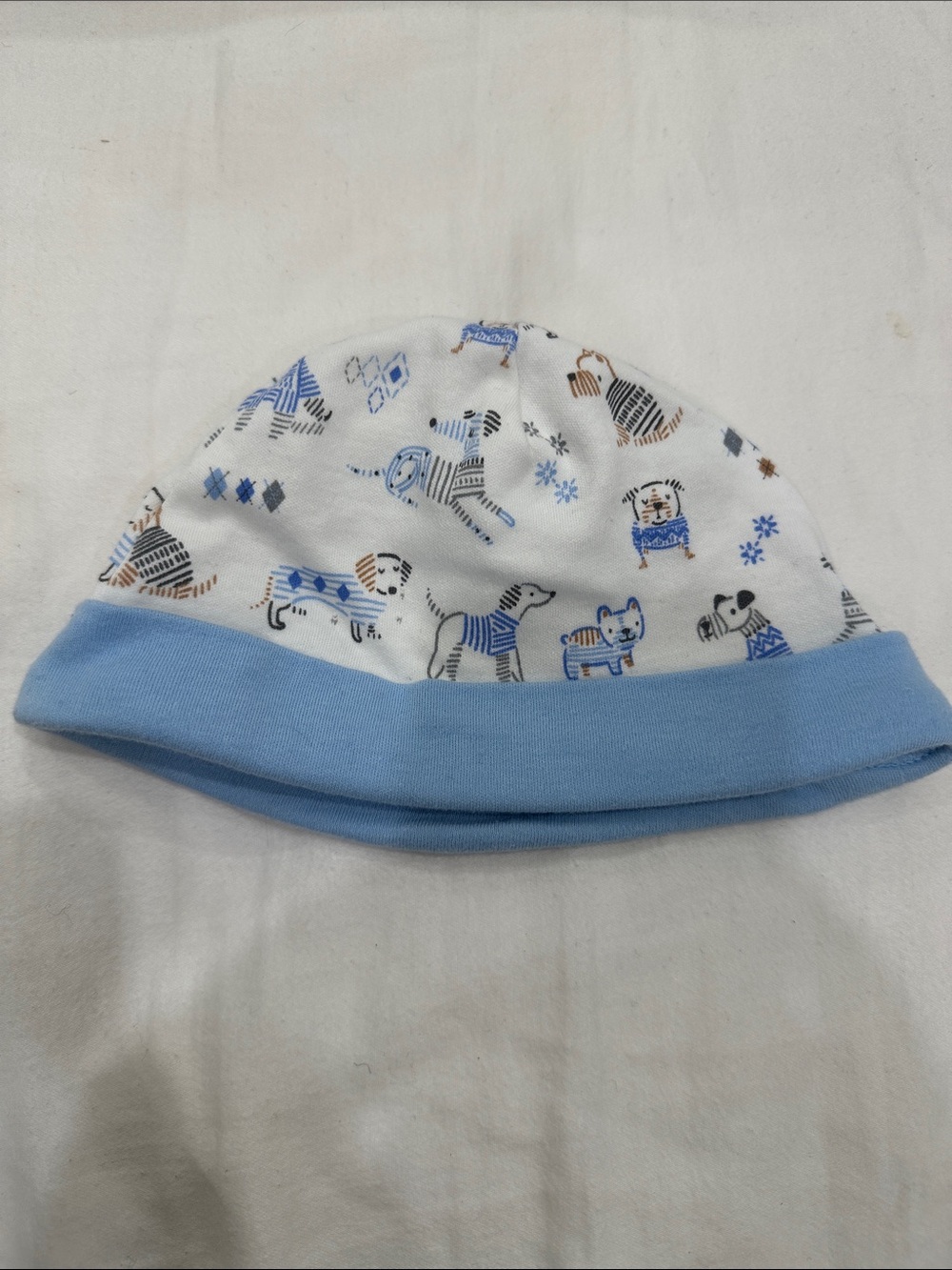NWOT Little Me Baby Beanie with Puppy Print